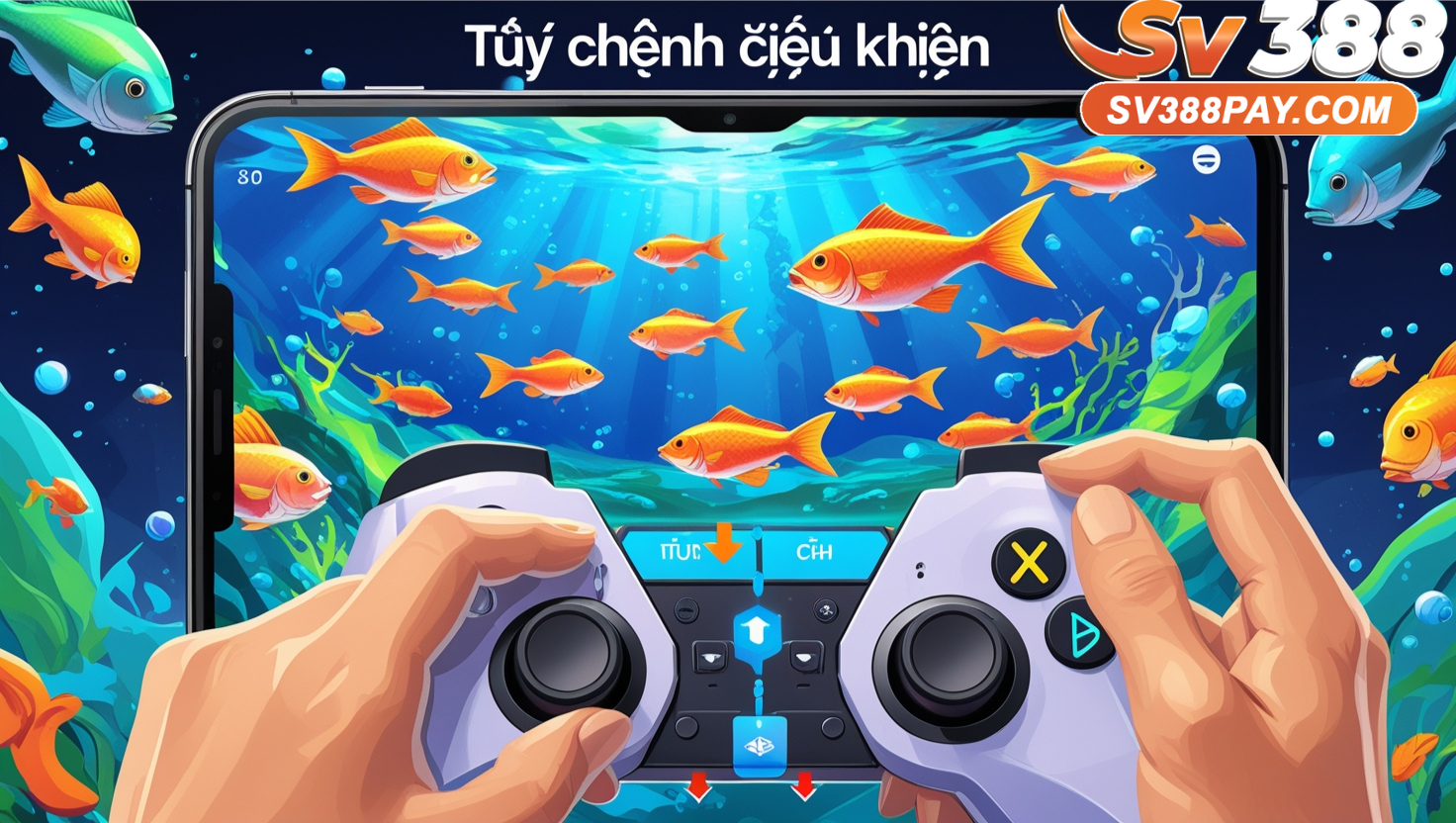 Cách tùy chỉnh điều khiển trong game Bắn Cá - SV388