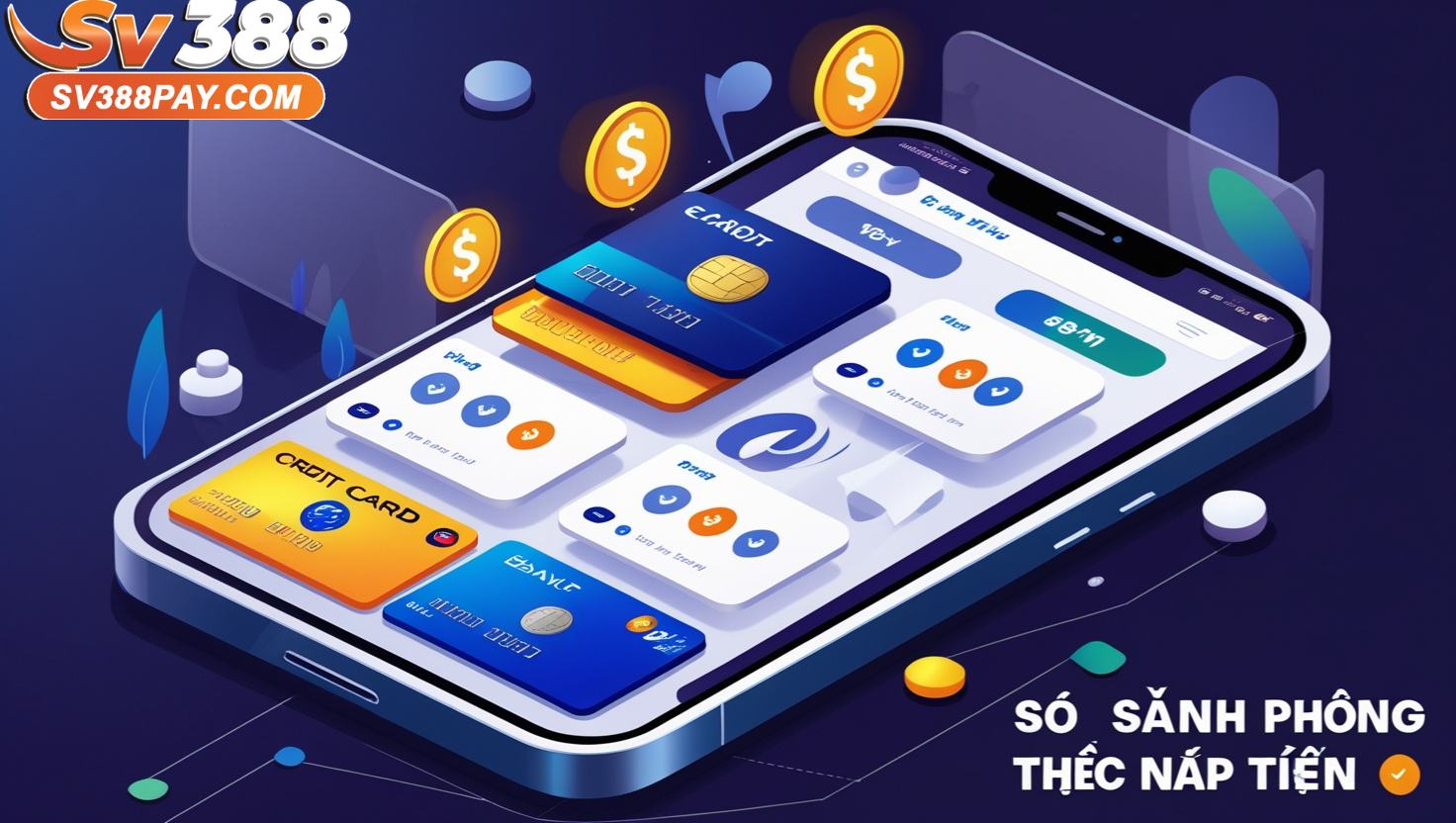 So sánh các phương thức nạp tiền trên SV388 - SV388